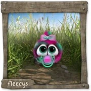 Datei:MiniFleecy lila-türkis Baby.webp