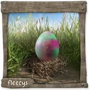 Datei:MiniFleecy lila-türkis Ei.webp