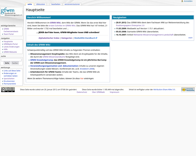 Datei:GfWMwiki alt screenshot startseite stand 2012-01-20.png