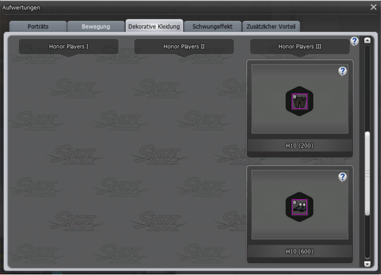 Honor Pro Dekorative Kleidung.png