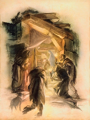 Adorazione dei Pastori di Lorenzo Ferri